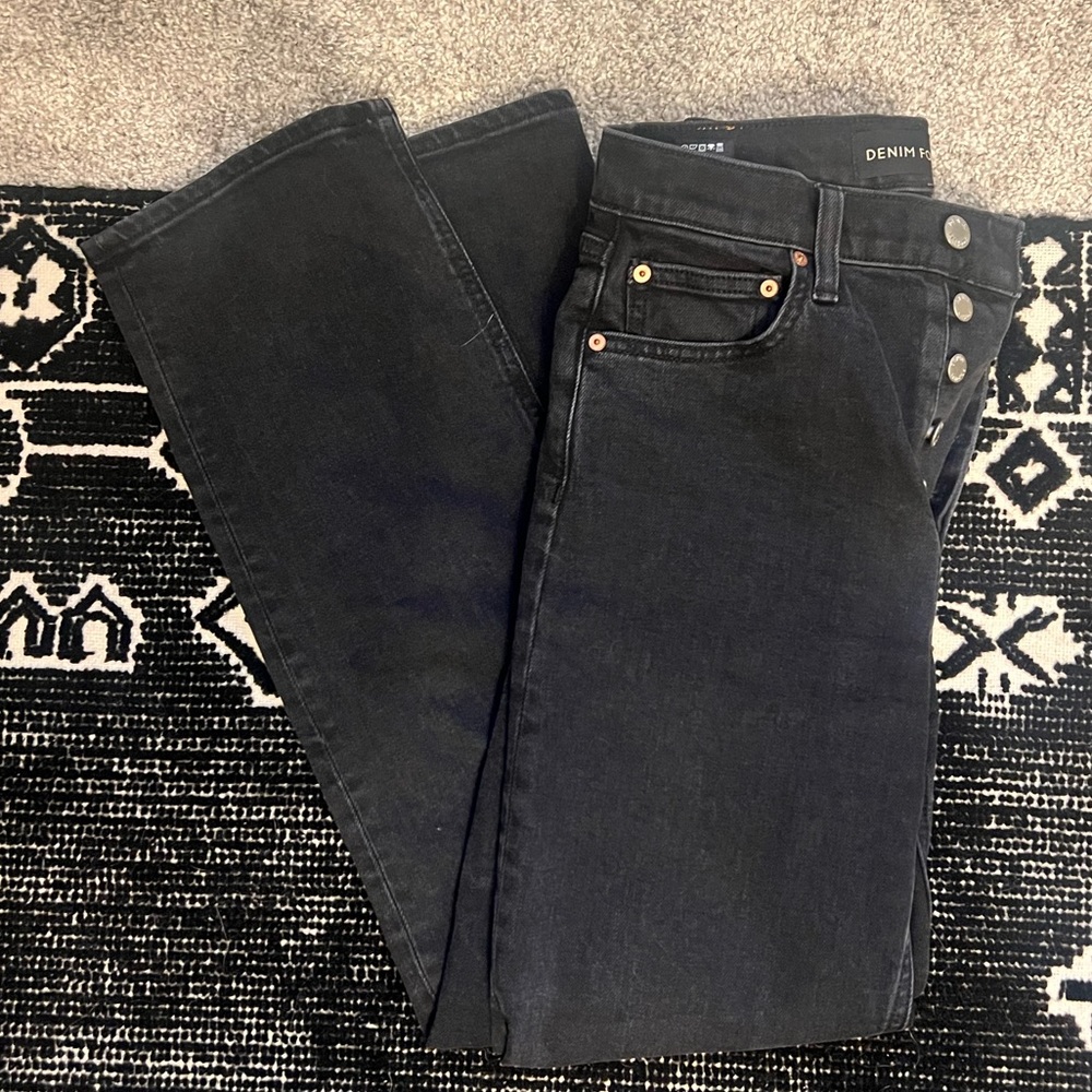 Aritzia Denim Forum Arlo High Rise Straight 28 L size 24